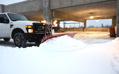 When removing snow in parking garages, prioritize a plan