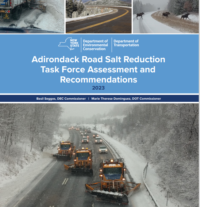 Adirondack Road Salt Reduction Task Force Assessment and Recommendations